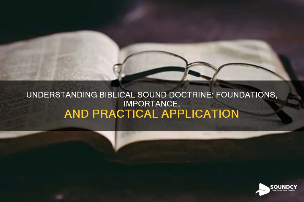 what is biblical sound doctrine
