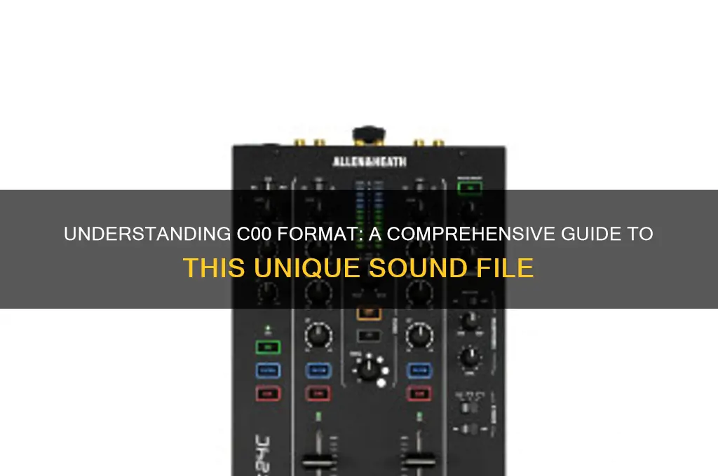 what is c00 format sound