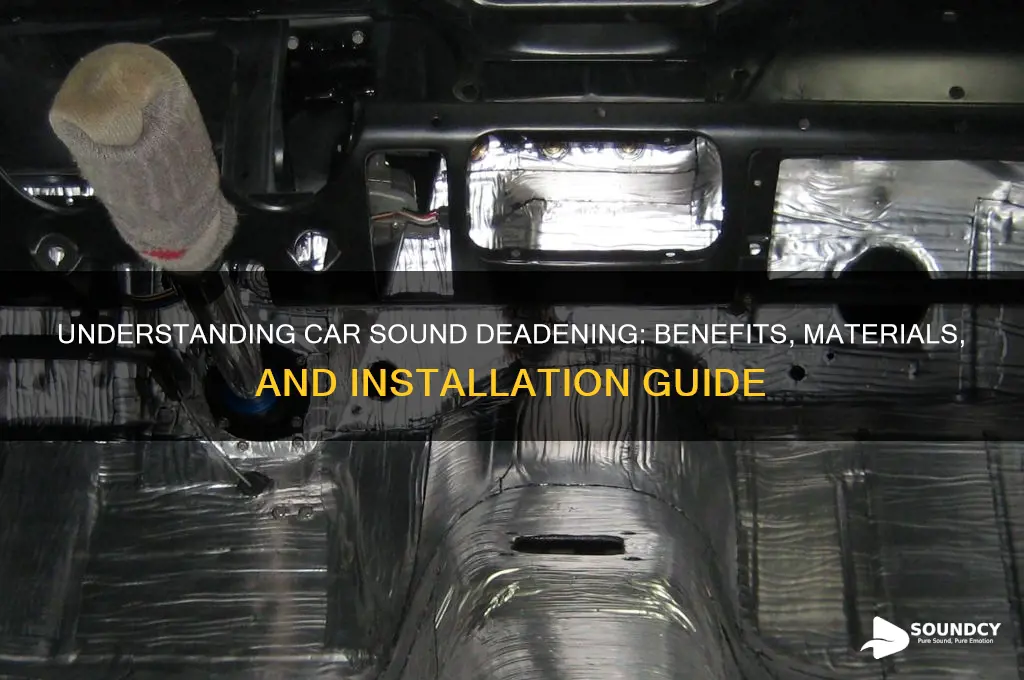 what is car sound deadening