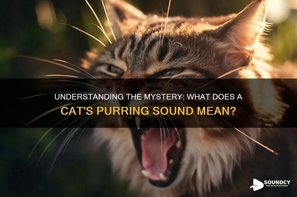 what is cat purring sound
