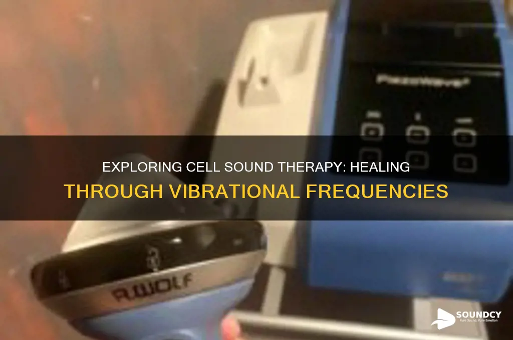 what is cell sound therapy