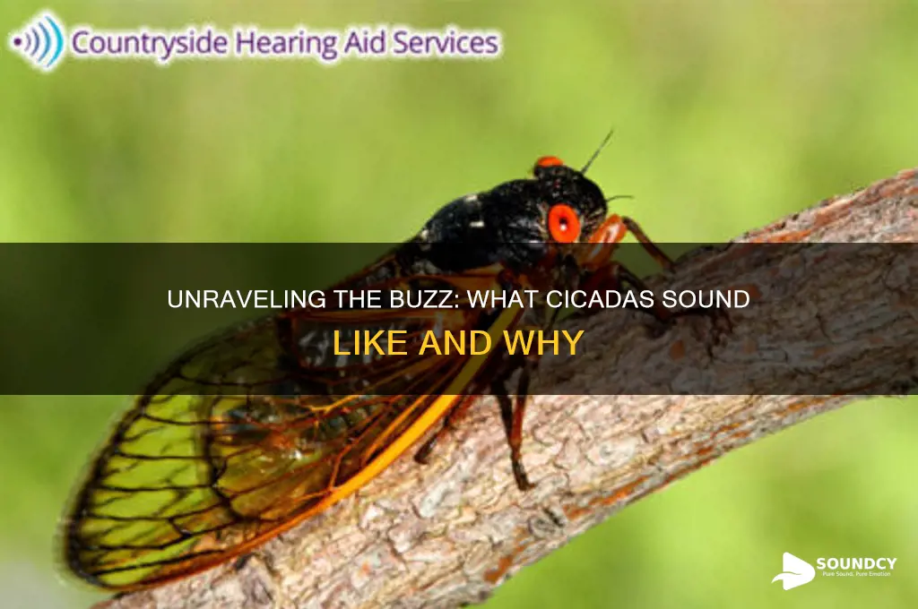 what is cicadas sound like