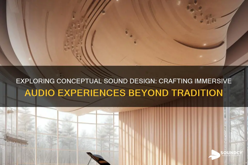what is conceptual sound design