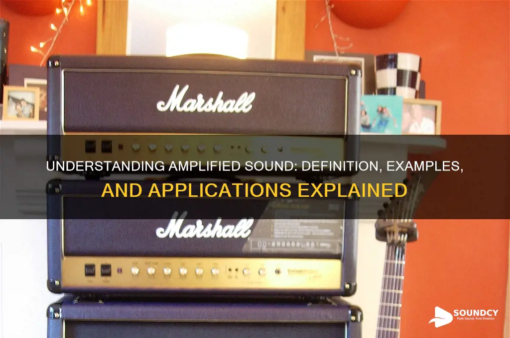 what is considered amplified sound