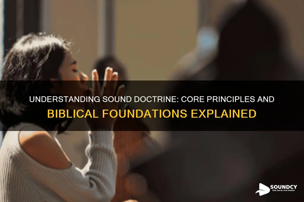 what is considered sound doctrine