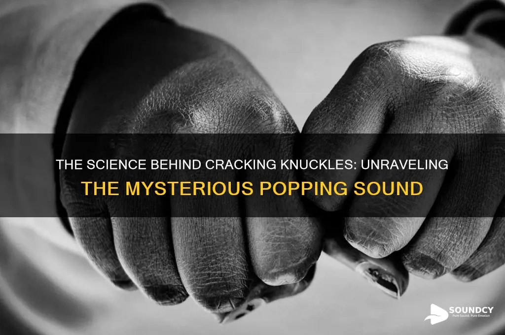 what is cracking knuckles sound