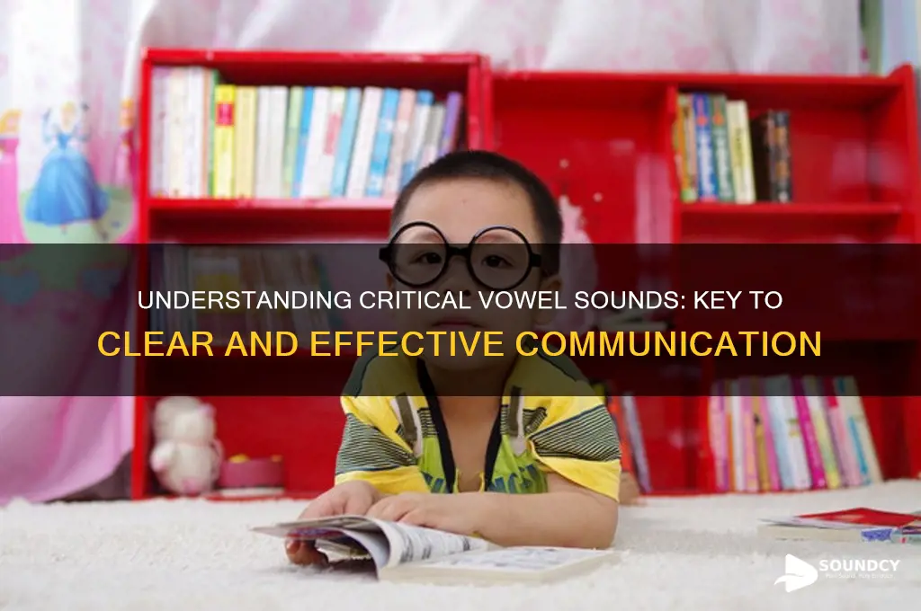 what is critical vowel sounds