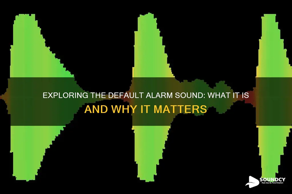 what is default alarm sound