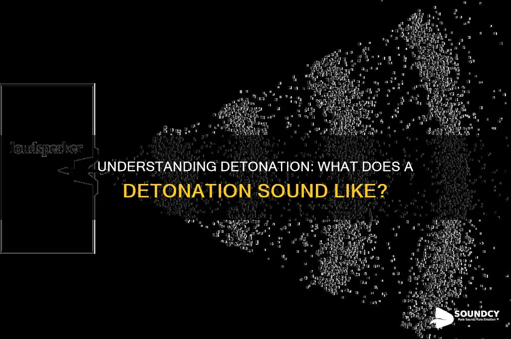 what is detonation sound like
