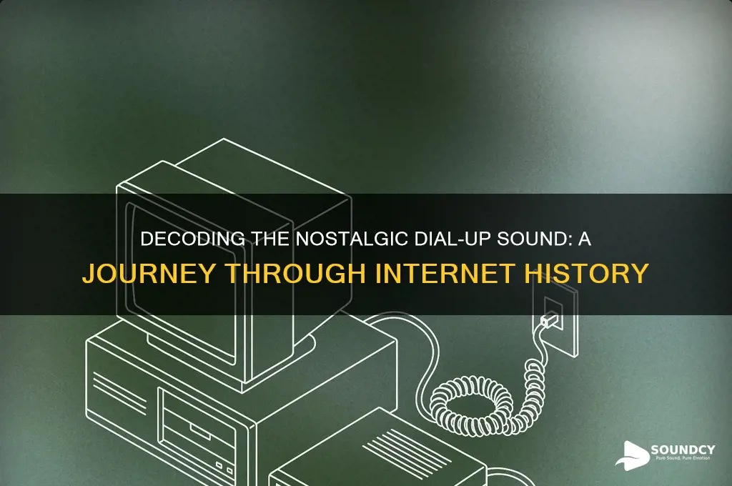 what is dial up sound
