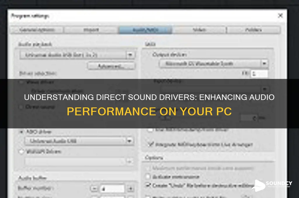 what is direct sound drivers