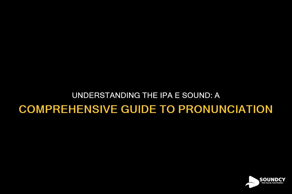 what is e sound ipa