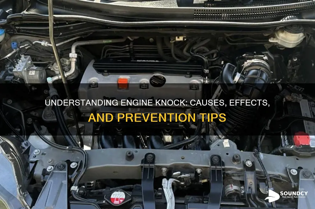what is engine knock sound