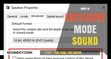 Understanding Exclusive Mode Sound: Enhancing Audio Performance on Your System