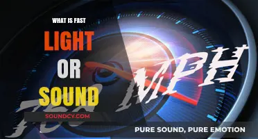 Light and Sound Speed: Who Wins?