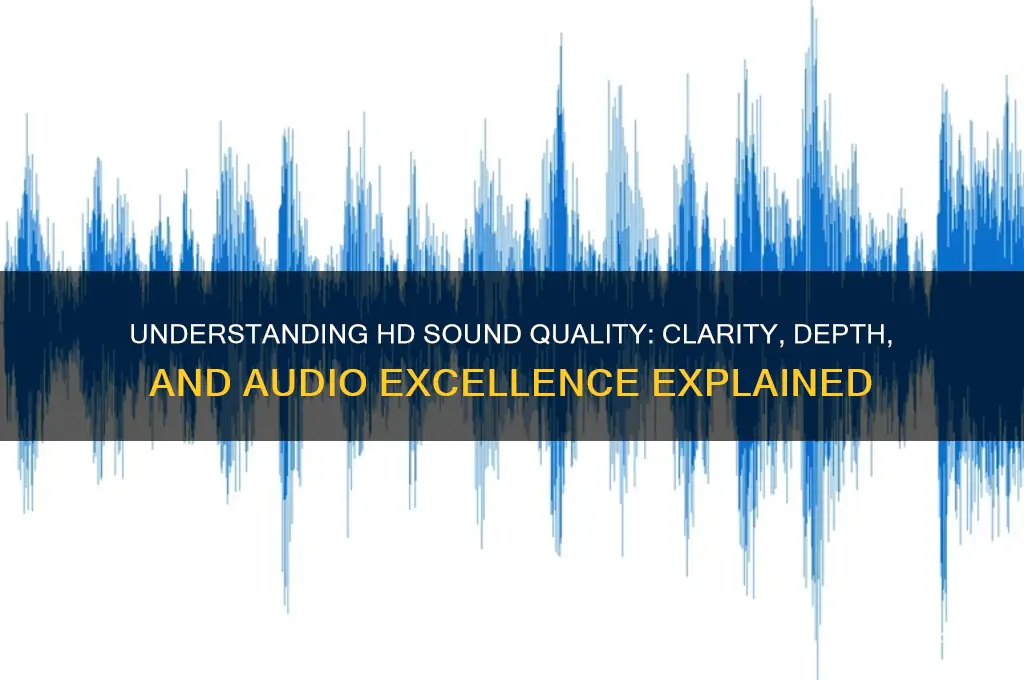 what is hd sound quality