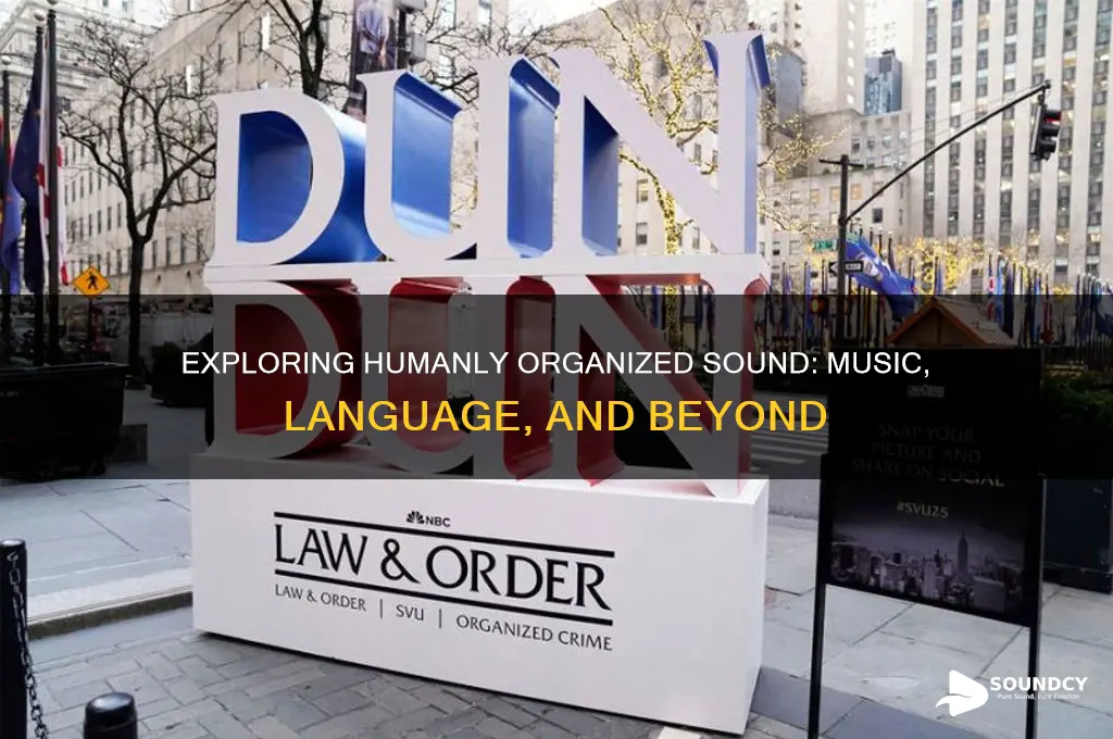 what is humanly organized sound