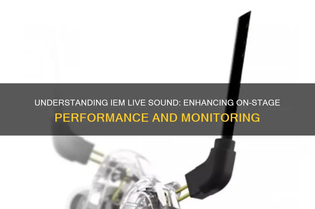 what is iem live sound