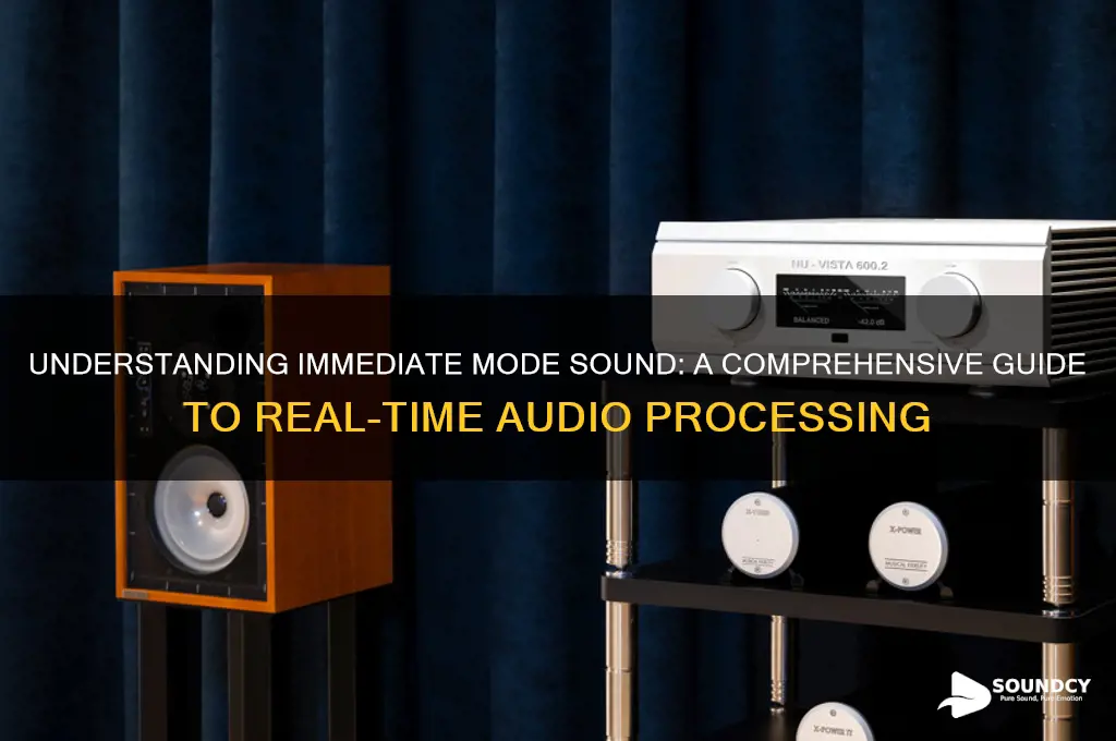 what is immediate mode sound