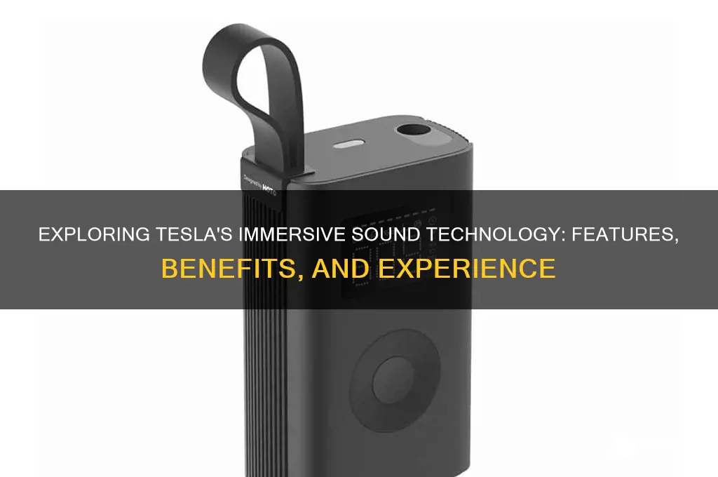 what is immersive sound tesla