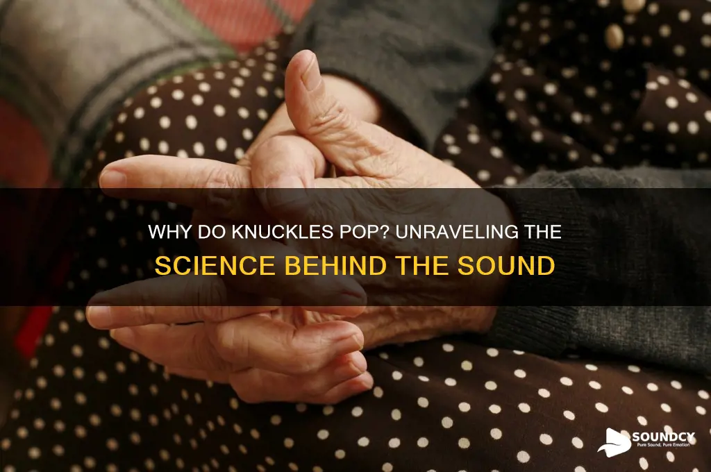 what is knuckle popping sound