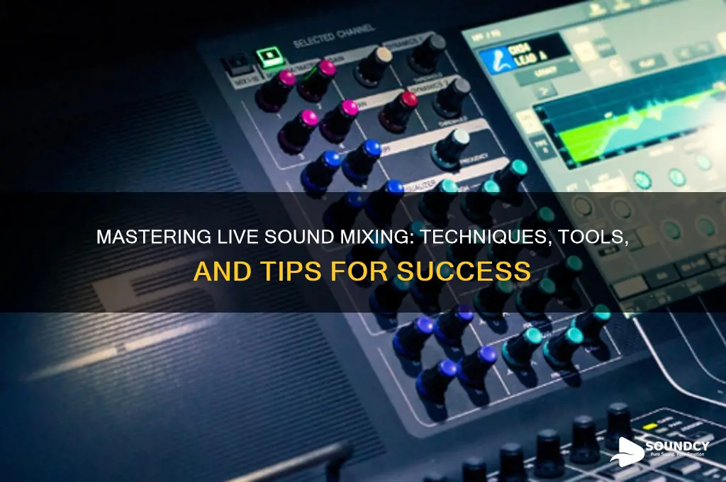 what is live sound mixing