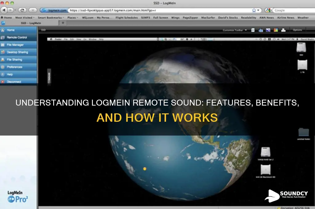 what is logmein remote sound