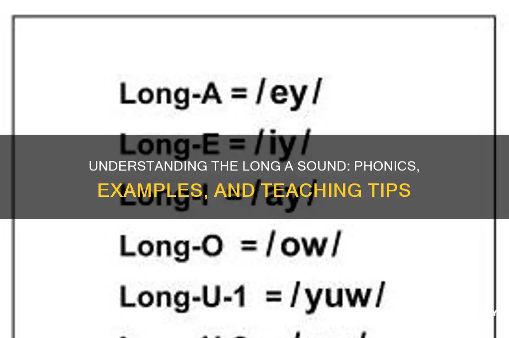 what is long a sound