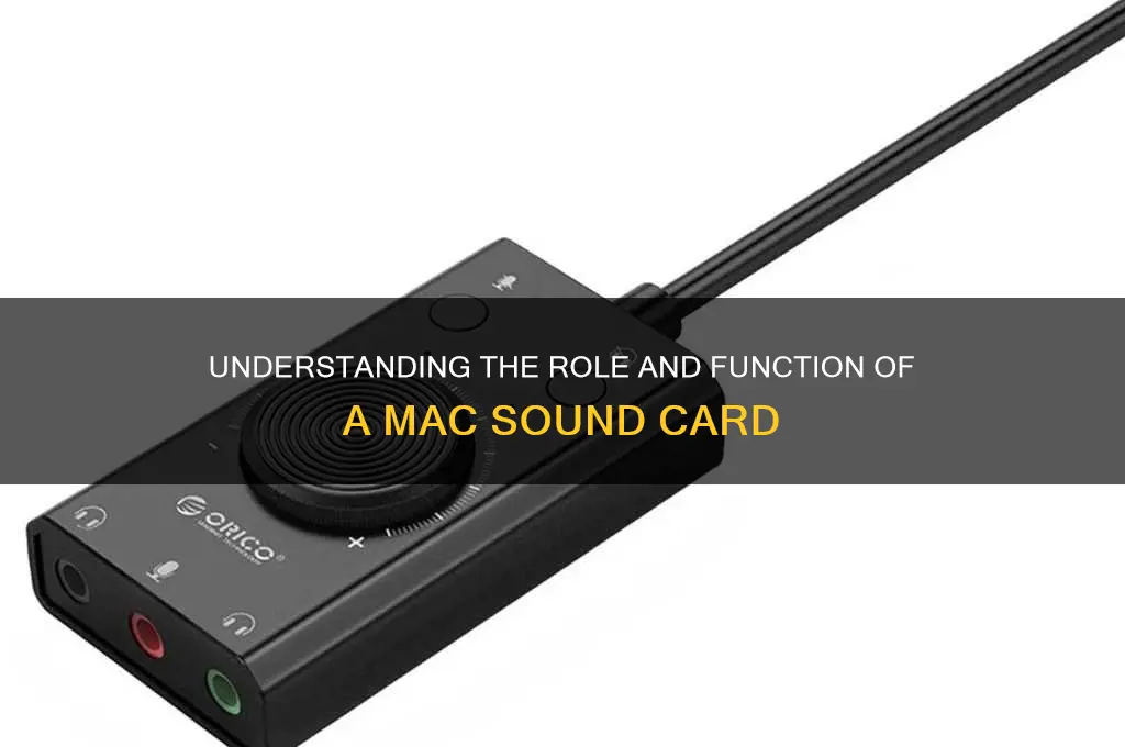what is mac sound card