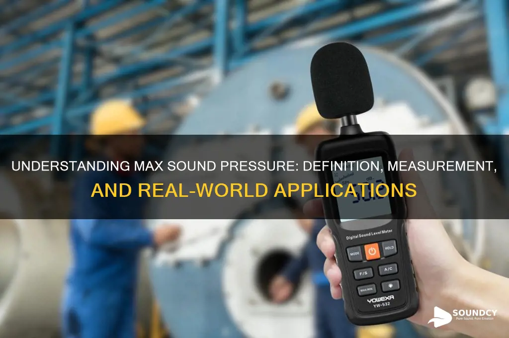 what is max sound pressure