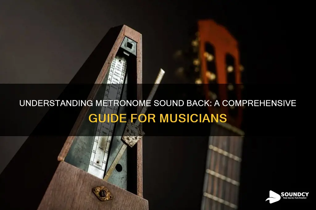 what is metronome sound back