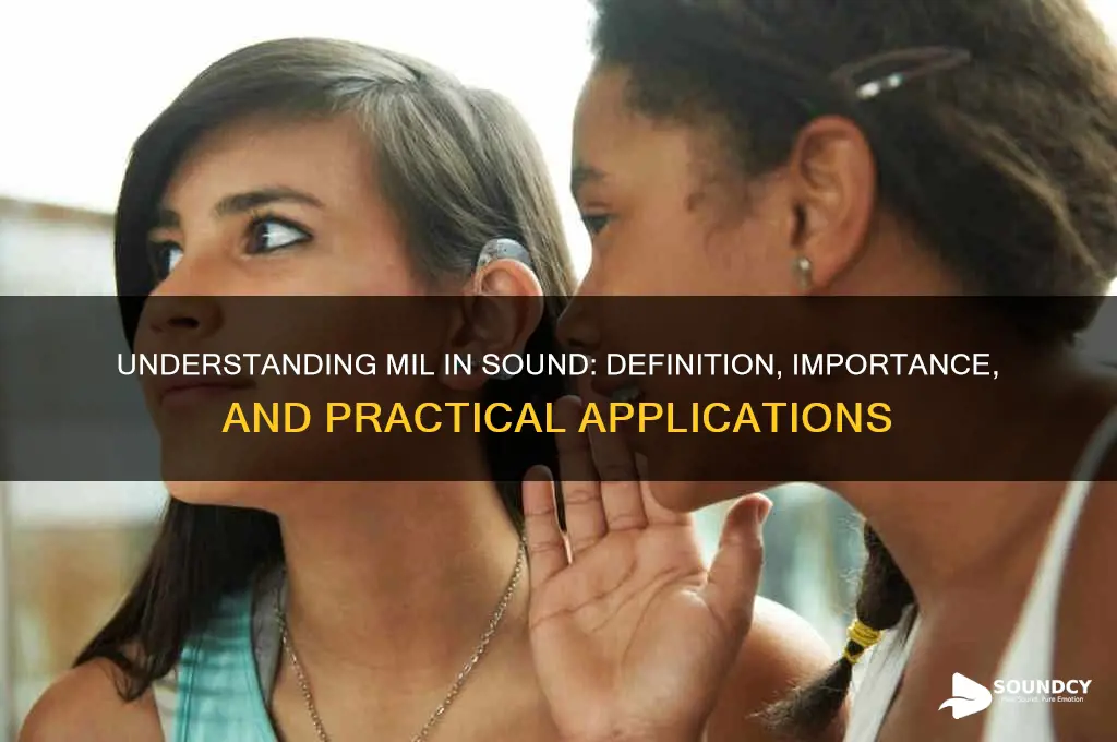 what is mil in sound