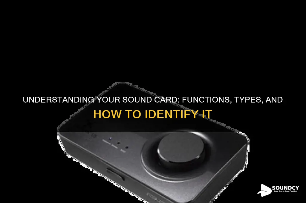 what is my sound cardf