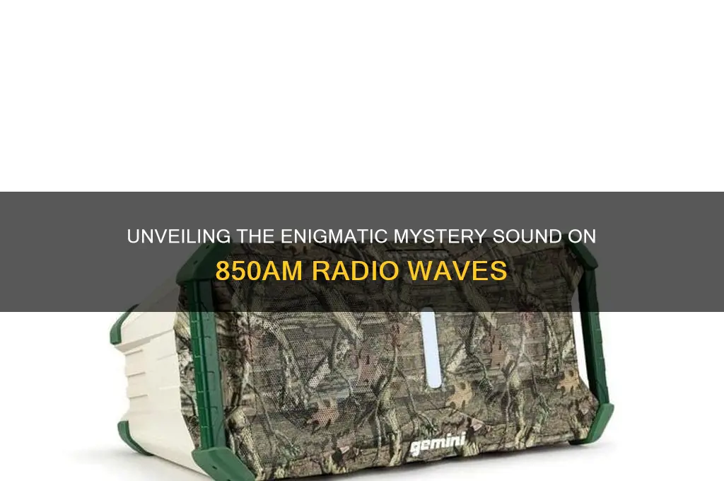 what is mystery sound 850am
