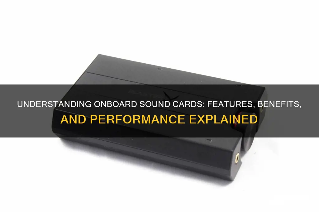 what is onboard sound card