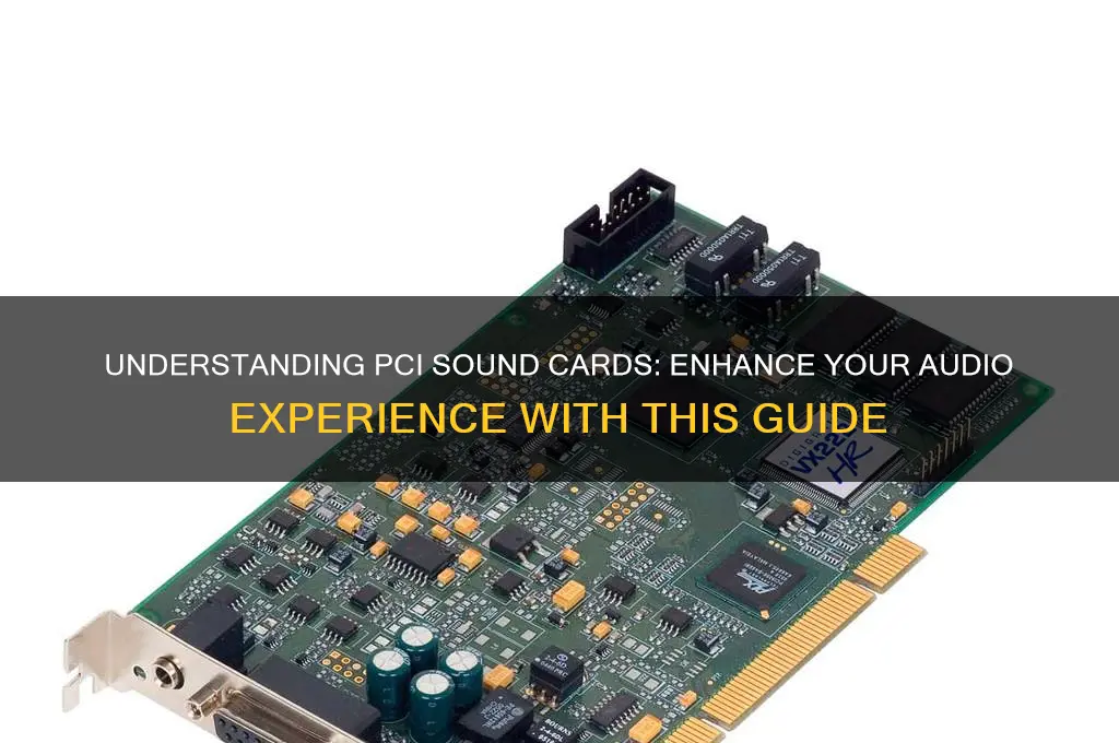 what is pci sound card