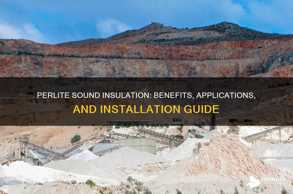what is perlite sound insulation