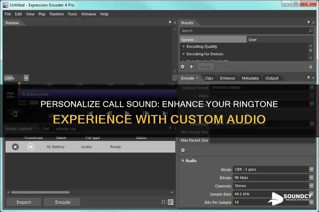 what is personilize call sound