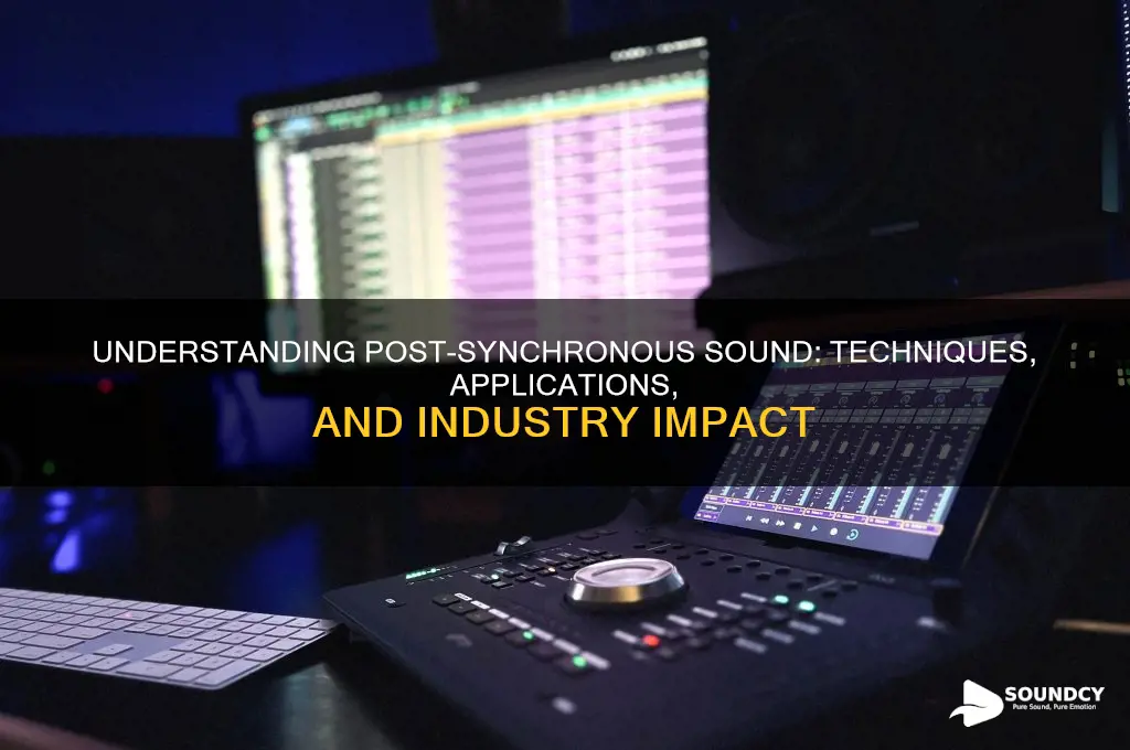 what is post-synchronous sound