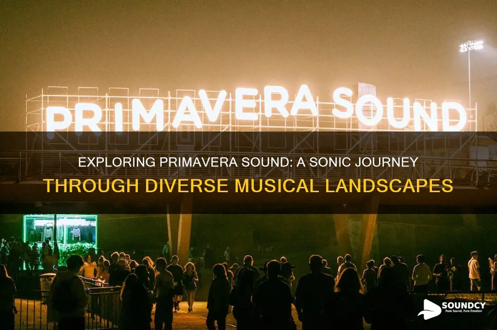 what is primavera sound like