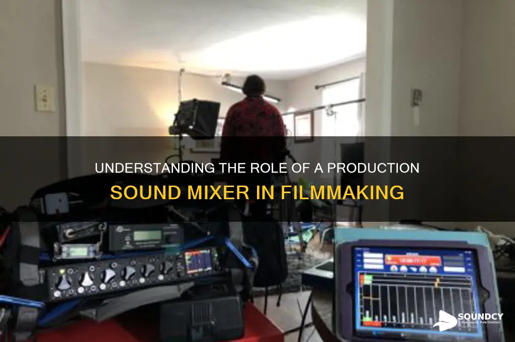 what is production sound mixer