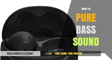 Understanding Pure Bass Sound: Definition, Quality, and Audio Experience