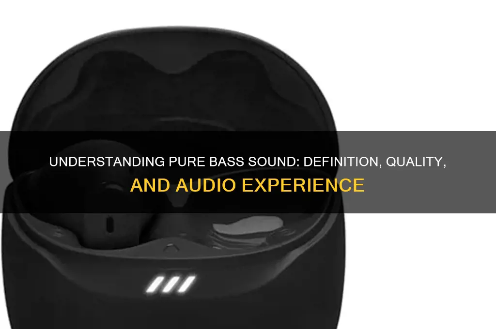 what is pure bass sound