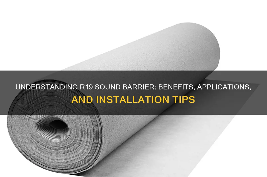 what is r19 sound barrier
