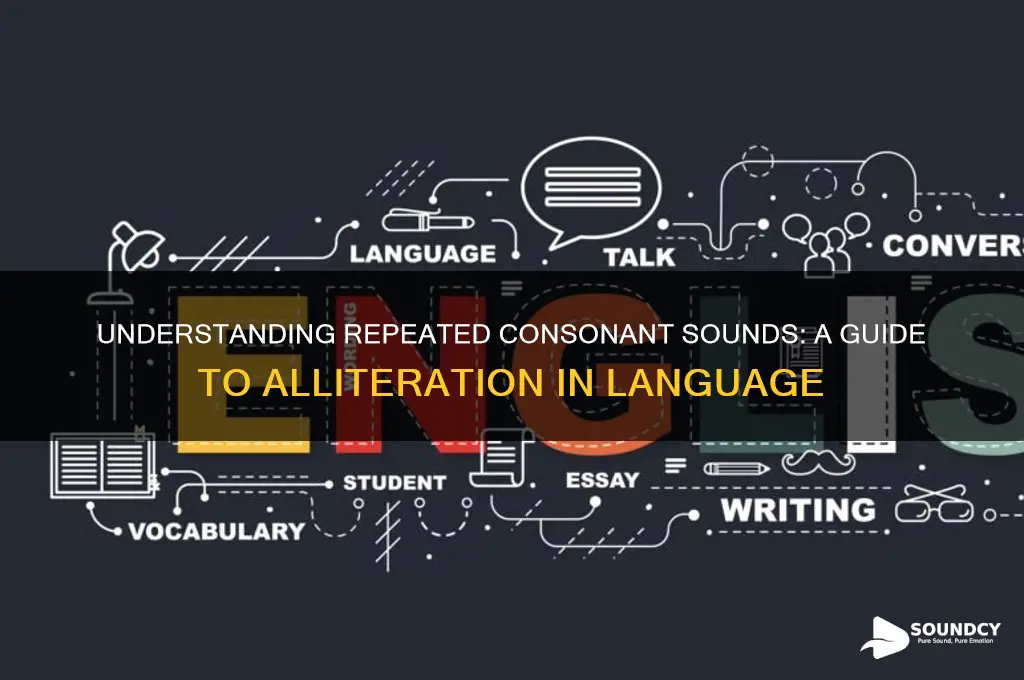 what is repeated consonant sound