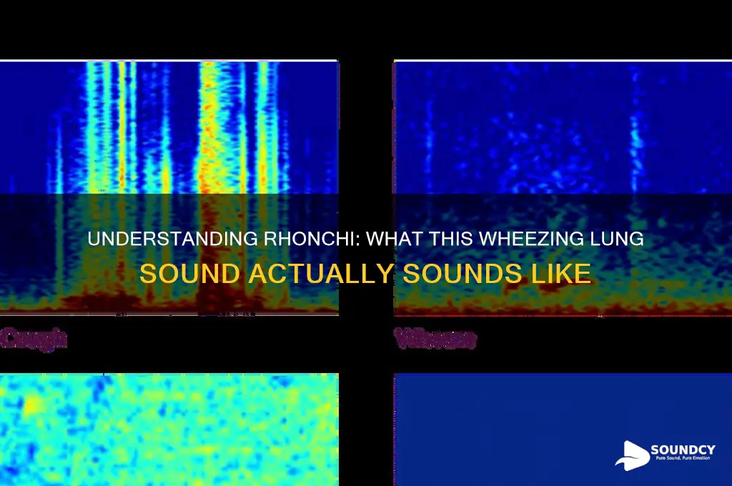 what is rhonchi sound like
