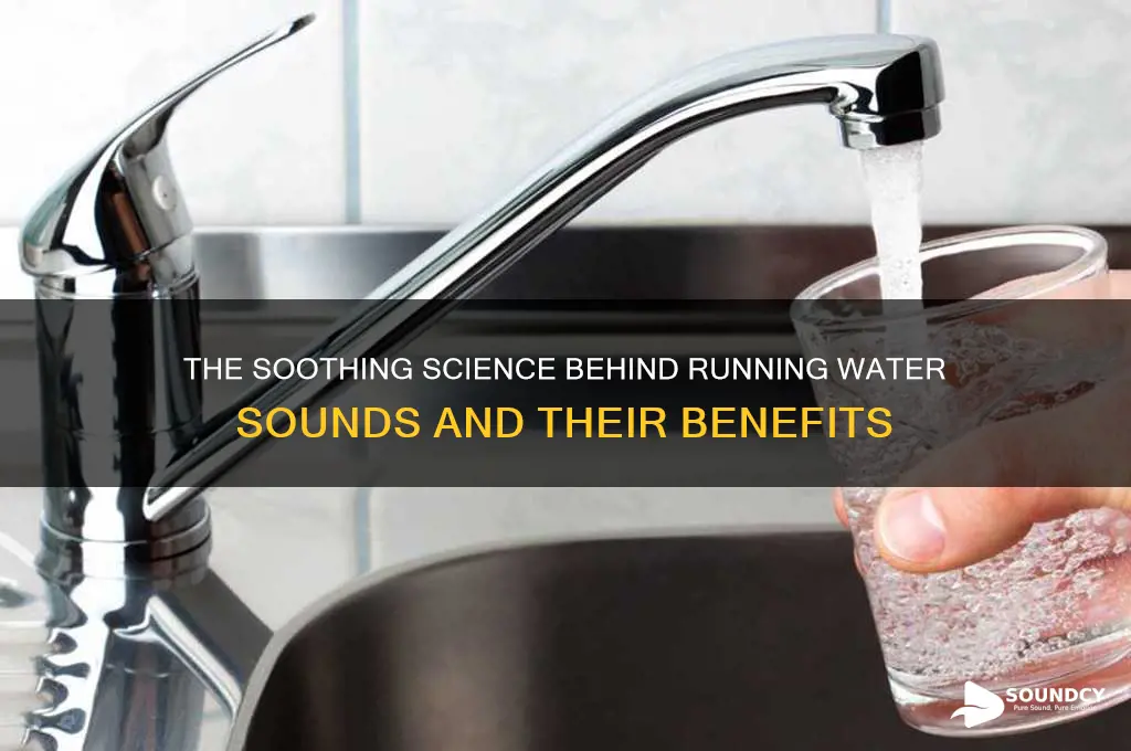 what is running water sounds