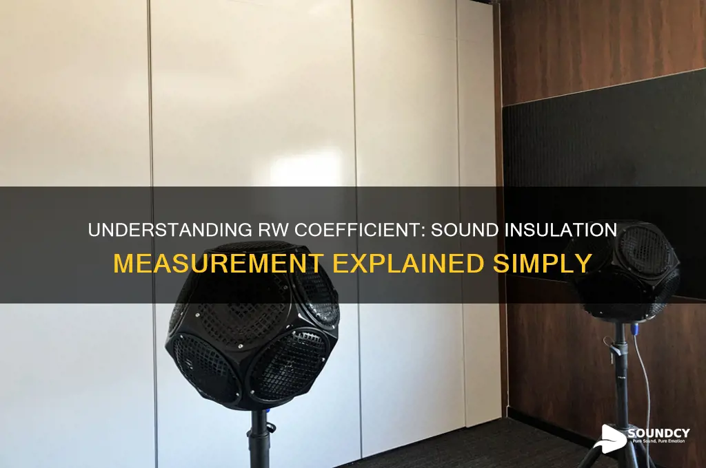 what is rw coefficient sound