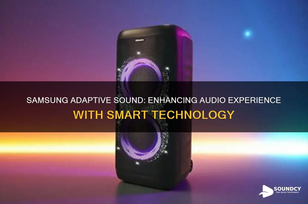 what is samsung adaptive sound