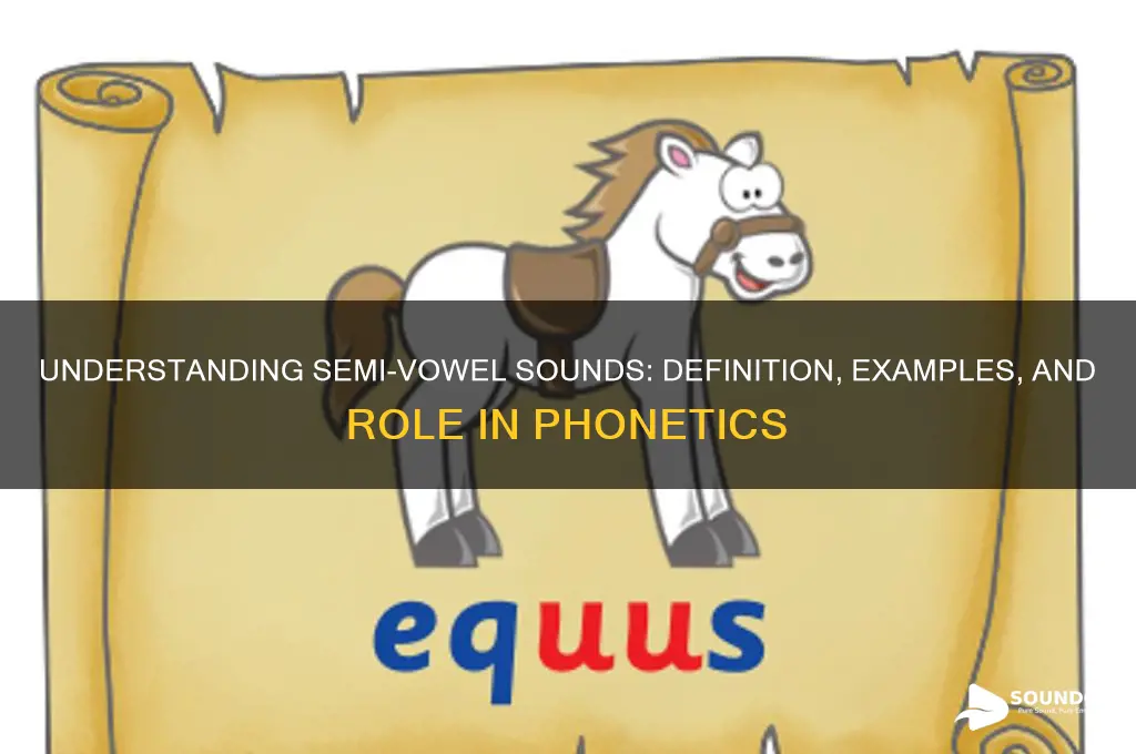 what is semi vowel sound
